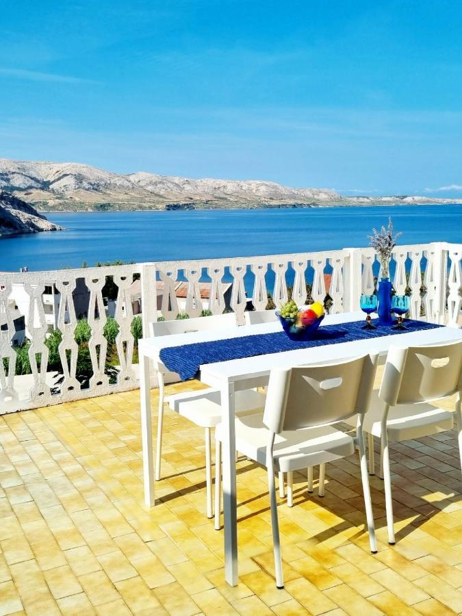 Stanko Sea View Apartment Metajna Bagian luar foto