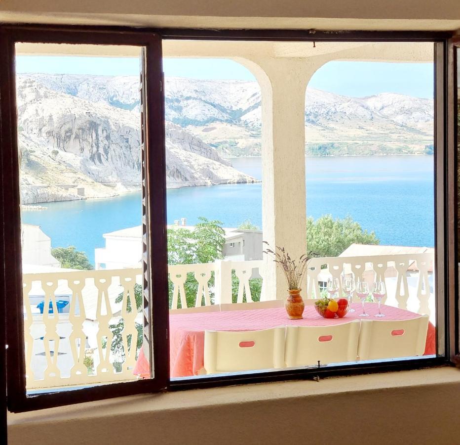 Stanko Sea View Apartment Metajna Bagian luar foto